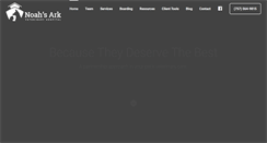 Desktop Screenshot of noahsarkvet.com